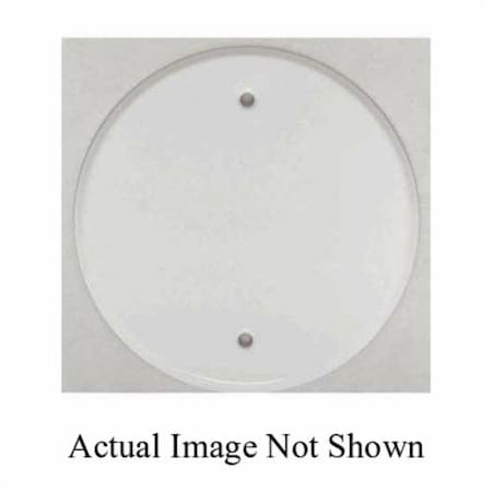 Mulberry Electrical Box Cover, Round, 430 Stainless Steel, Flat Cover 40428